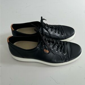 Ecco Soft 7 men’s leather sneaker size 12-12.5 US; EU 46 worn once!!!